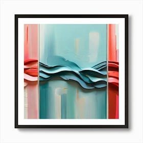 Abstract Wave Painting Art Print