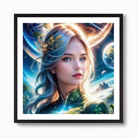 Earth beauty Art Print