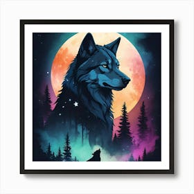 Lone Wolf Art Print