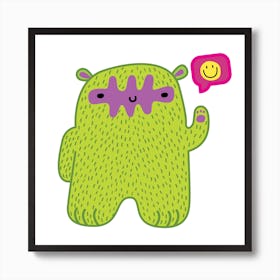 Squidge Art Print