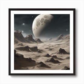 Moonscape Art Print