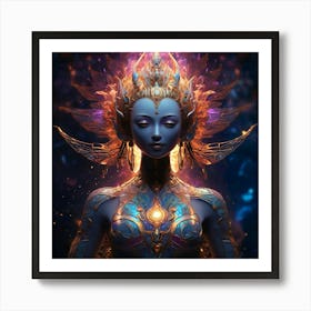 Mystical Goddess Art Print
