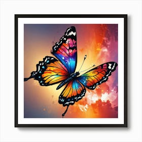 Butterfly Painting 150 Art Print