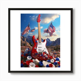 Red, White, and Blues 16 Art Print