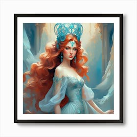 Ice Queen 4 Art Print