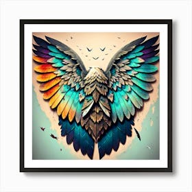 Eagle Painting Art Print