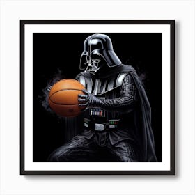 Sauceboss0283 Darth Vader Shooting A Basketball Detailed De43854d 3948 4283 A54f 15fe4096ef2d Art Print