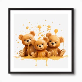 Teddy Bears Art Print