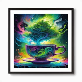 I Love Tea Art Print