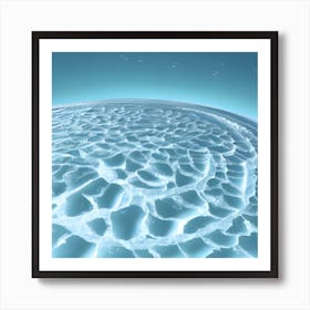 Ice Sphere Art Print