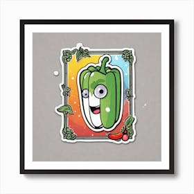 Green Pepper 1 Art Print