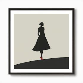 Silhouette Of A Woman - city wall art, colorful wall art, home decor, minimal art, modern wall art, wall art, wall decoration, wall print colourful wall art, decor wall art, digital art, digital art download, interior wall art, downloadable art, eclectic wall, fantasy wall art, home decoration, home decor wall, printable art, printable wall art, wall art prints, artistic expression, contemporary, modern art print, Art Print