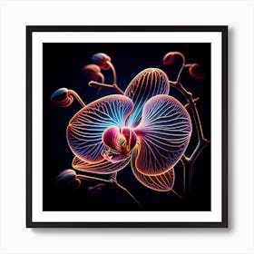 Orchid Flower 2 Art Print