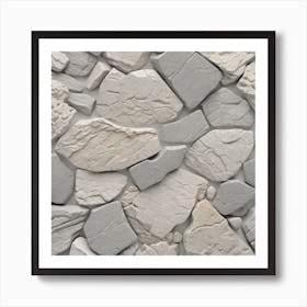 Stone Wall 15 Art Print
