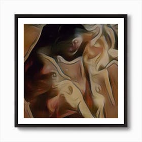 Artistic Woman Art Print