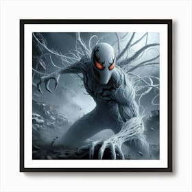 Anti-Venom pose 3 Art Print