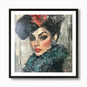 French Glamour 1960's French Chic Series 3 Art Print