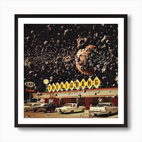 The Big Bang Square Art Print