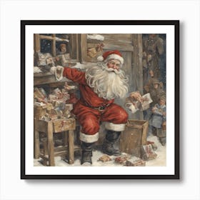 Santa Claus Art Print