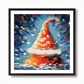 Santa Hat 1 Art Print