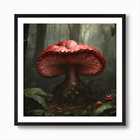 Giant Mushroom Art Print