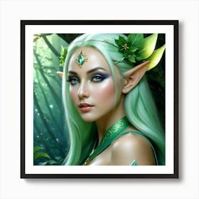 Elven Beauty 7 Art Print