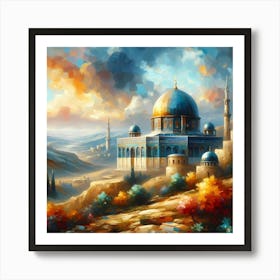 Dome Of The Rock Art Print