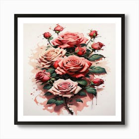 Roses Art Print