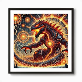 Argonix Plasma Terror Art Print