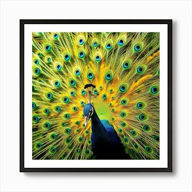 Peacock Feathers 4 Art Print