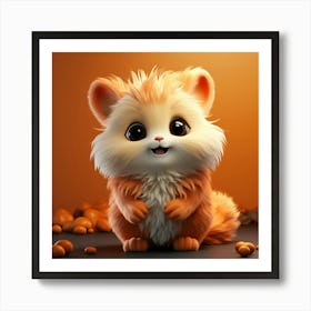 Cute Squirrel 2 Art Print