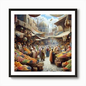 Arabic Market Art Print