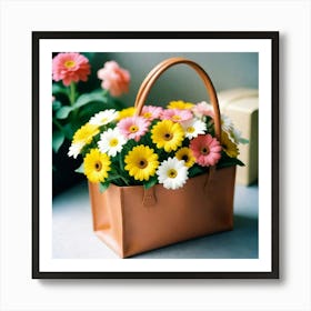 Flowers In A Bag Art Print