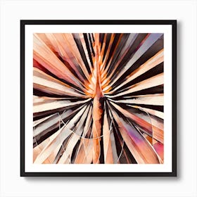 Abstract Palm Leaf Art Print