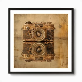 Old Camera Photo Art Print