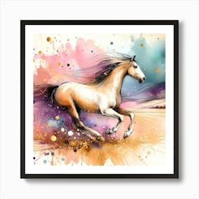 Creative Horse Beauty Illustration Nr 245 Art Print