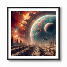 Space City Art Print