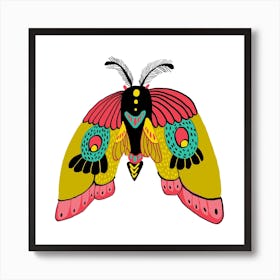 Butterfly Yellow Art Print