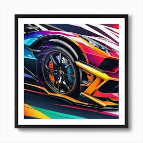 Lamborghini 133 Art Print