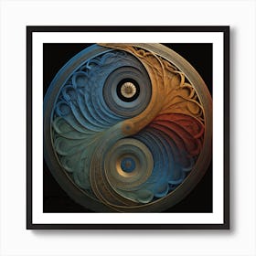 Yin Yang 4 Art Print