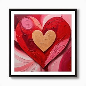 Love and Heart Valentine's Day 2 Art Print