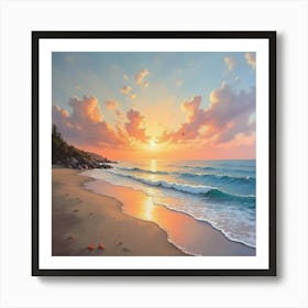 Sunset Beach Poster