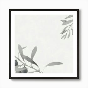 Olive Branch 1 Art Print