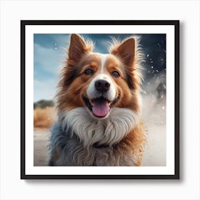 Dog Portrait 2 Art Print