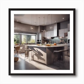 Modern Kitchen Art Print