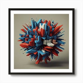 Abstract 3d Art Art Print