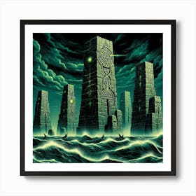 Towers Of The Ocean Art Print