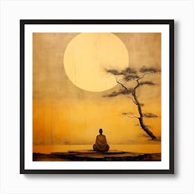 Meditation Series 02 By Csaba Fikker For Ai Art Depot 22 Art Print