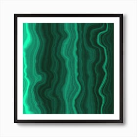 Malachite Texture 04 Art Print