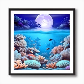 Under The Sea 1 Art Print